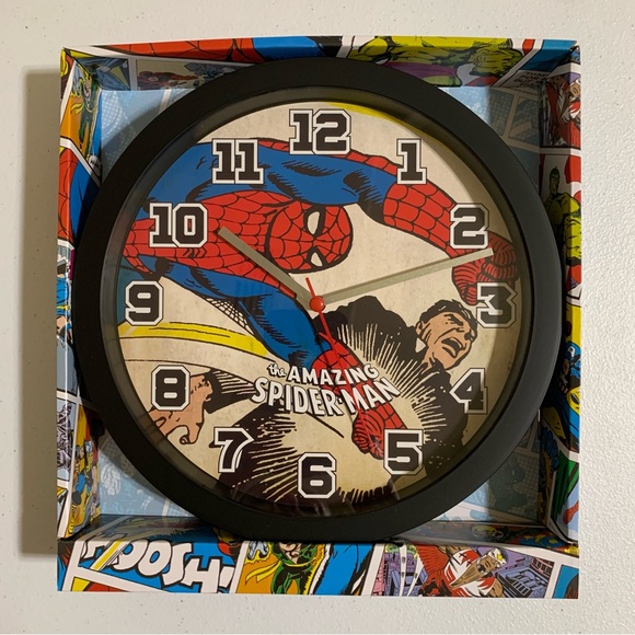 Marvel The Amazing Spider-Man Analog Wall Clock-NIB - Picture 5 of 5